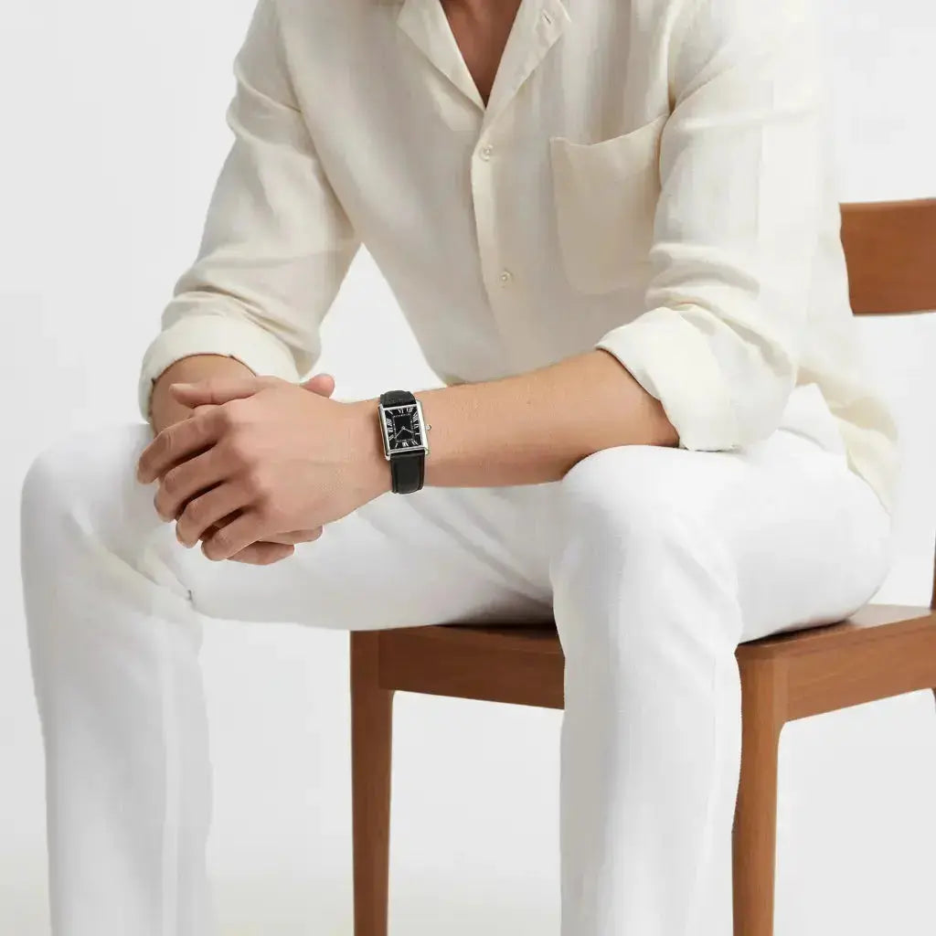 Relógio Masculino Quadrado Vintage Classic