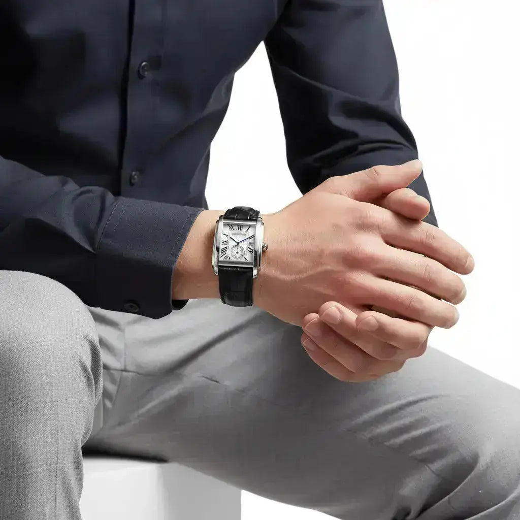  Relógio Masculino Quadrado Vintage Palazzo