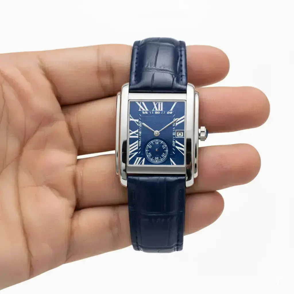  Relógio Masculino Quadrado Vintage Palazzo